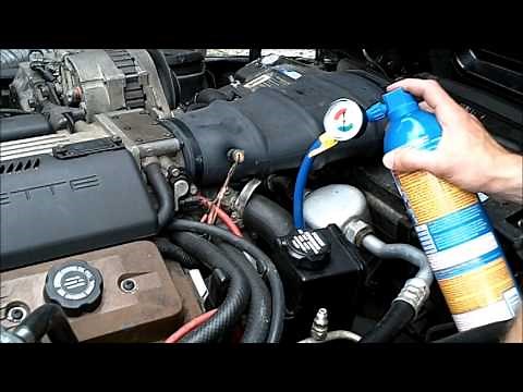 DIY Re Charging Car AC System - Recharging C4 CORVETTE