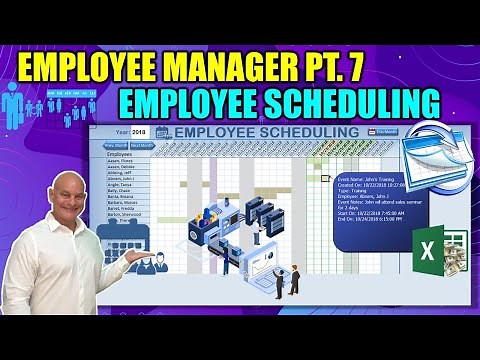 Schedule Your Employee Training, Leave, Holidays & Weekends in this Excel Employee Manager [Part 7]