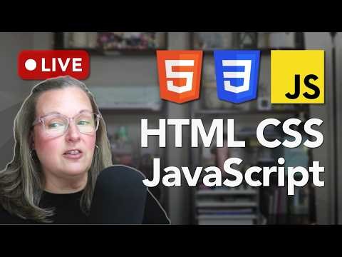 LIVE | Building an Accessible Dashboard Layout with HTML, CSS & JavaScript | Part 2