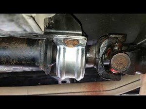 Toyota Tacoma after carrier bearing replacement