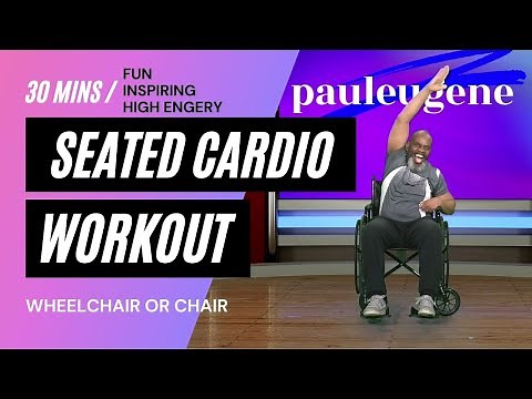 Fun Seated Cardio Aerobic Exercise | Wheelchair Fitness | Chair Workout | 30 Minutes
