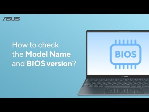 How to Check Model and BIOS Version? | ASUS SUPPORT