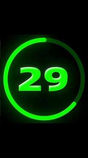 30 Second Timer | Beep Every Second | 30 to 0 Countdown #countdown #timer #animation #shorts #tiktok