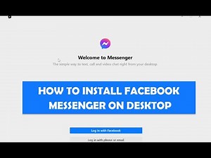 How to install Facebook Messenger on Laptop or PC