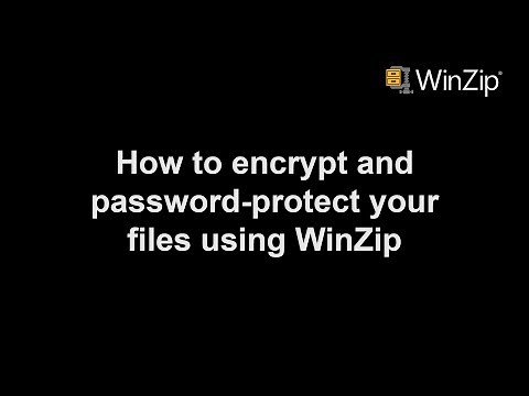 How to encrypt and password-protect your files in WinZip