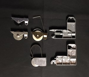 Patio screen door roller kit makes screen door roll smoothly