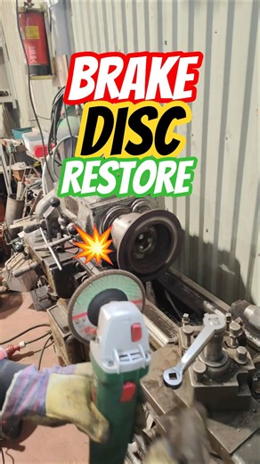 How to Restore Rusty Brake Discs #diy #mechanic #automobile