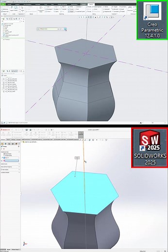 Creo 12 VS SolidWorks 2025 #creo #solidworks #cadcamcnc #thietkecokhi | Cadcenter