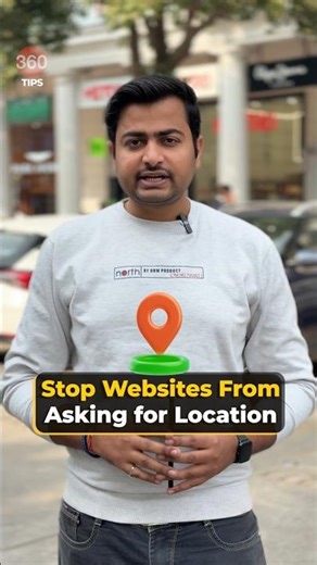 Stop websites from asking your location #shorts #website #location #data #chrome #google #howto