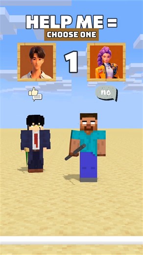 Help Herobrine to Choose One and Throw a Stick - Kpop Demon Hunters | Cash Gaming