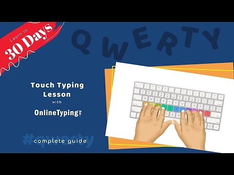How to Type Fast | Touch Typing Tutorial for Beginners | Increase Your Typing Speed