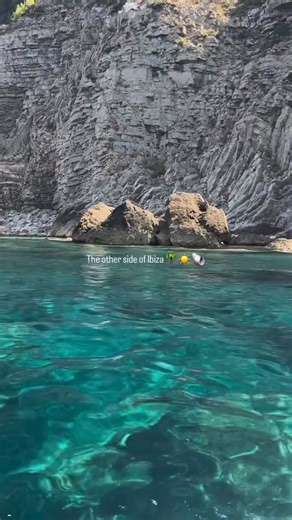 Ibiza🇪🇸 | Hotels | Food | Tips on Instagram: "Ibiza’s waters are unreal crystal-clear, calm, and pure summer magic 🌊✨ • Turquoise coves with visibility so clear you can see the seabed • Soft sandy beaches mixed with dramatic rocky cliffs • Perfect spots for swimming, snorkeling & paddleboarding • Sunset swims that feel straight out of a postcard Save this for beach days & tell me sandy beach or hidden cove? 👇 Thanks to @nicola.la.foodie for sharing 📍 Ibiza"