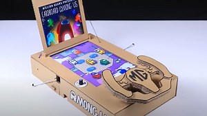 Make Your Own "Among Us" Game Entirely out of Cardboard