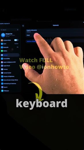 iPad Pro M5 How to add new language to iPad keyboard Part 2