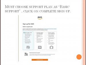 how to create aws account for free trail in English