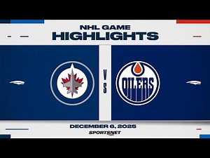 NHL Highlights | Jets vs. Oilers - December 6, 2025