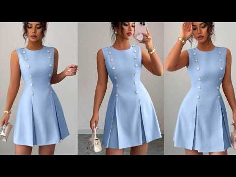 Draft and Cut a Stylish Shein Sleeveless Dress | Beginner-Friendly Sewing Guide