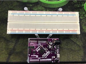 Adafruit Metro M4 Express and Breadboard Holder #3DThursday #3DPrinting