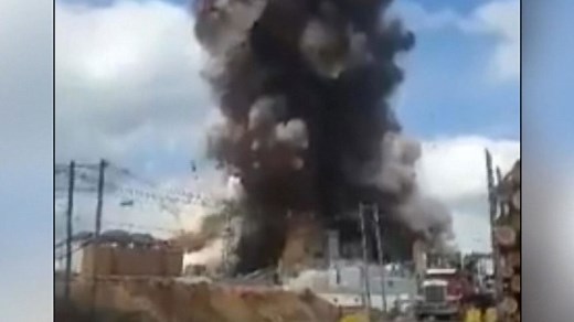 Video captures explosion at paper mill in Maine