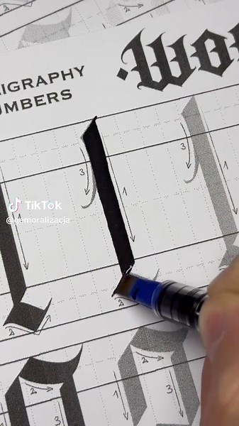 Master Calligraphy Numbers with Printable Worksheets