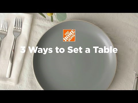 How to Set a Table, 3 Ways