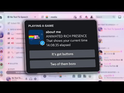 How to get an ANIMATED Discord Rich Presence!