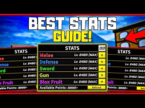 The BEST STATS Guide In Blox Fruits! | Roblox |