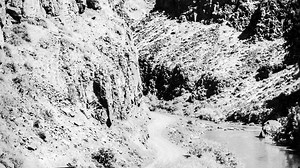 Oregon Historical Photo: Sightseeing In The John Day Fossil Beds