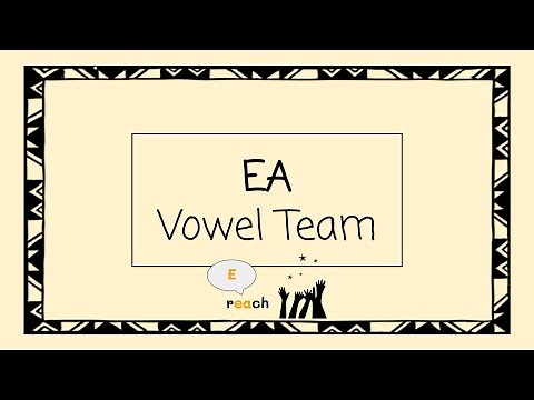 EA Vowel Team (Long E) - 4 Minute Phonics