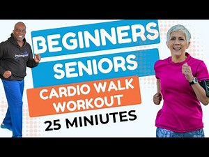 "Easy and Effective: Beginners & Seniors Cardio Walk Exercise | 25 Min Low Impact Workout"