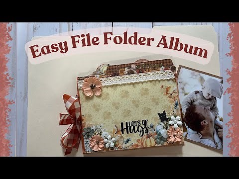 🍂Easy File Folder Album Tutorial | Fall Craft Ideas (Giveaway Ended)