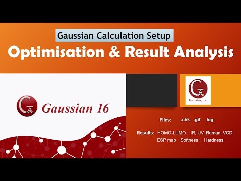 Gaussian Calculation, Optimization, and Result Analysis | Step-by-Step Tutorial