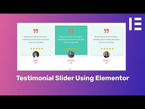How To Create Testimonial Slider Carousel in WordPress Using ElementsKit Elementor Widget