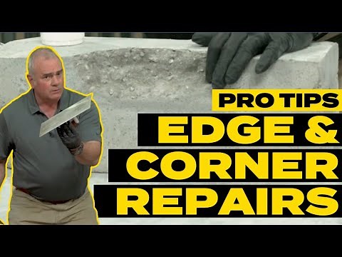 Pro Tips: How to Repair Concrete Edges and Deep Damage | Concrete Repair | DIY Project Guide