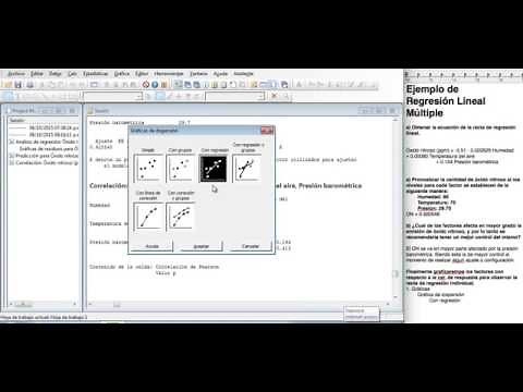 Regresión Lineal Multiple en Minitab