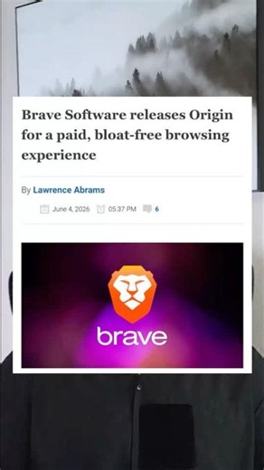 Brave Launches Paid Browser Without Crypto, AI, or Rewards #tech #hacker #technews #cybersecurity