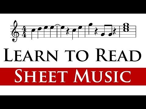 Reading Sheet Music for Beginners (1/4)