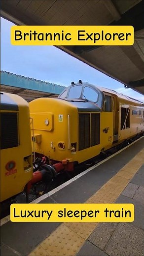 Britannic Explorer - luxury sleeper train departs from Barmouth