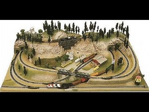 N Gauge Train Layout | l shaped n gauge track plans