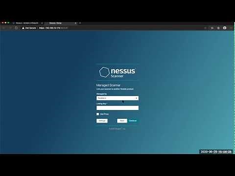 Setup Tenable Core + Nessus