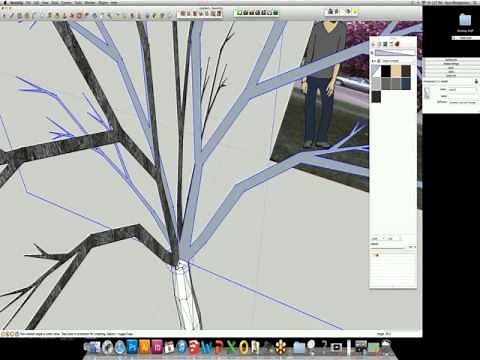 Making 3D Trees in SketchUp