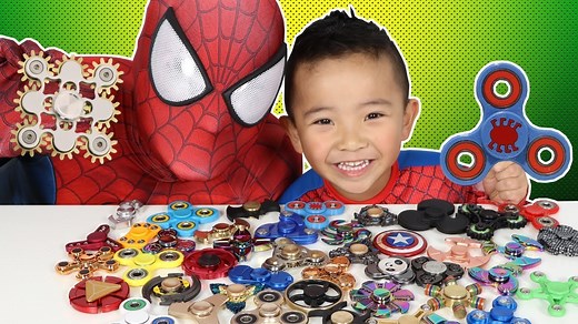 45 Must Have FIDGET SPINNERS!! Spiderman's CollectionIt's Spiderboy and Spiderdad with their new 45 of the world's craziest fidget spinners collection.Yes today we are showing you Spiderman's collection of fidget spinners.There are normal ones,funny ones,superhero ones,plastic ones,metal ones,weird ones,rare ones and amazing ones.You name it and it is here in this collections. Most of these Fidget Spinners can be found on Ebay guys. | Kids asdfaccc
