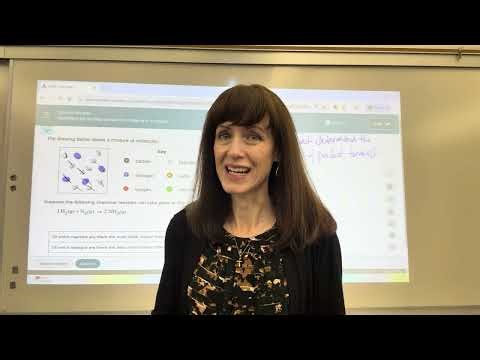 ALEKS: Limiting Reactant from a Particle Drawing (AP/IB/CE/College Chemistry)