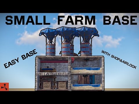 Ultimate Guide: Building a Compact and Efficient Farm Base in Rust | Rust Base Design Tips 2024