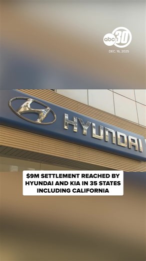 Kia and Hyundai have agreed to a $9 million settlement to car owners after they were accused of selling vehicles that were easy to steal. Attorneys general from 35 states, including California, claimed the companies sold cars that lacked industry-standard Anti-Theft Protections. Link in bio for more.