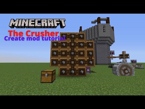 Crusher Recipe - Minecraft Create Mod Guide