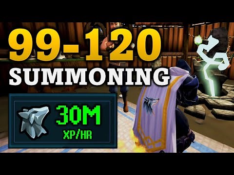 Fastest 99-120 Summoning Training Method in RuneScape 3