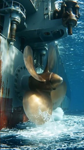 Big Ships Don’t Use 1 Propeller… Here’s Why! #ships #facts