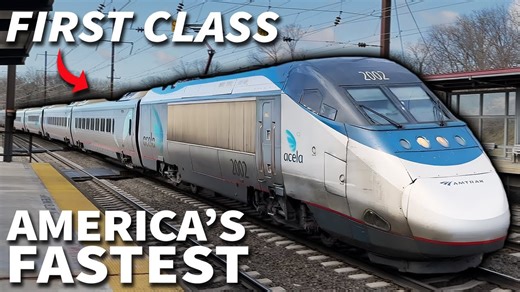 America’s Fastest Train in First Class - Acela DC to NYC Review