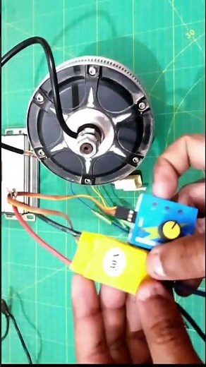 Electric BLDC Hub Motor using with ESC controller #diy